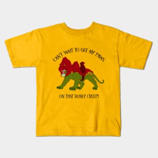 Battle Cat - Can't wait to get my paws on that boney creep! MOTU He man Kids T-Shirt